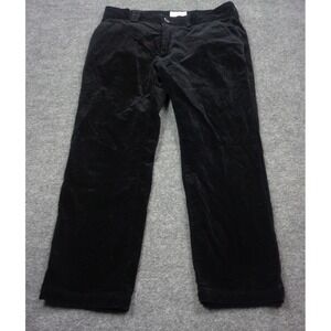I Love Ugly Slim Kobe Corduroy Crop Pants Mens L Black Trousers Japan Inspired